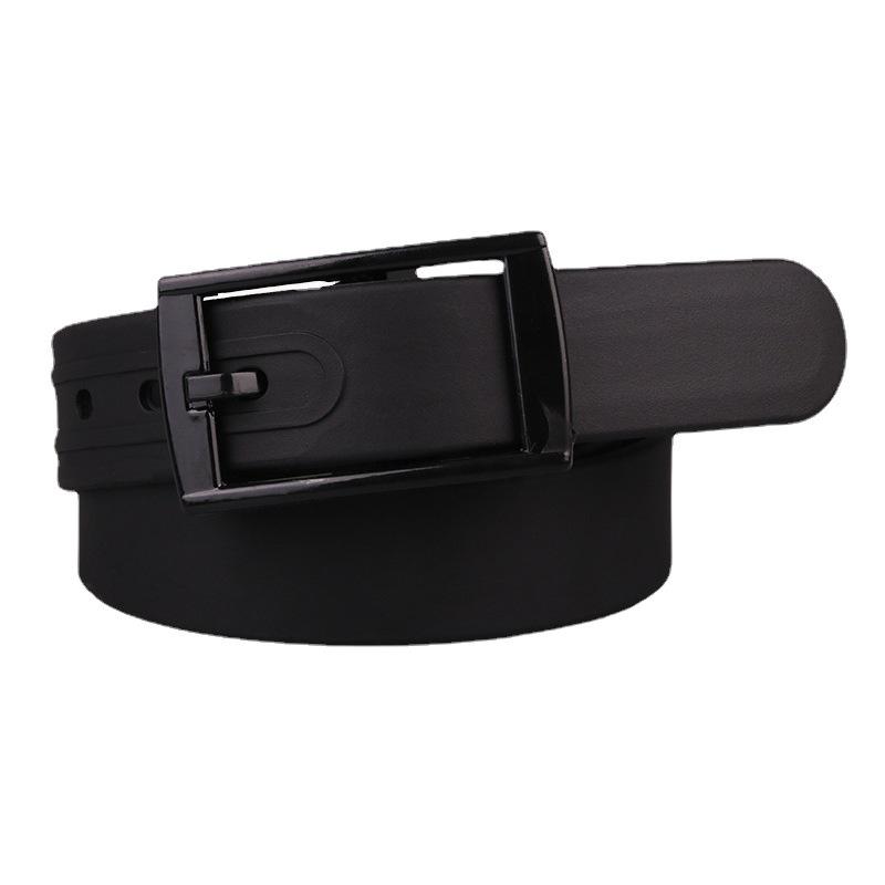 Unisex Silicone Belt with Plastic Buckle - Metal-Free and Security-Friendly In Candy Colors