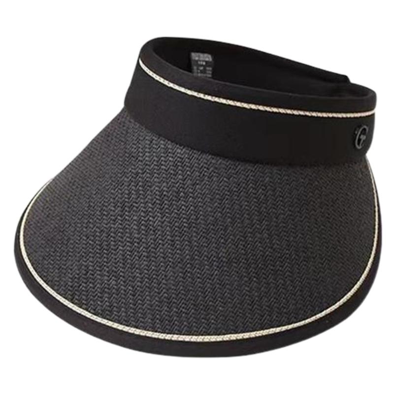 Women Visor Hat Summer Spring Long Brims Sunshade Hat Breathable OpenTop Hat for Beach Outdoor Cycling Hat Headwear