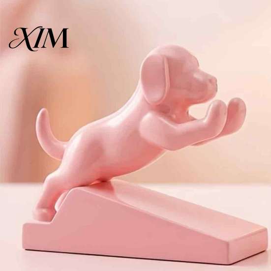 Puppy Door Stopper Cute Stopper, 3D Printed Dog Wedge, Decorative Room Decoration Stop, Non-Slip Holder for Bedroom, Nursery, Lovers Gift Heavy Duty