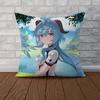 Ganyu Genshin Impact Pillow Case For Car Sofa Decorative Home Doublesided Print Plush Square Throw Pillow Cushion Cover