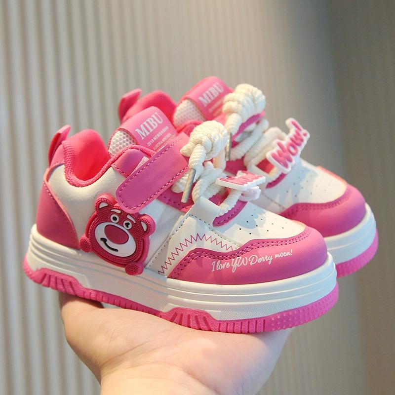 

Детская спортивная обувь - Весна/Осень Мультяшные Белые Кроссовки для Девочек, Легкие Повседневные Скейт-Ботинки для Мальчиков, Обувь с Мягкой Подошвой для Малышей 21 розы красного