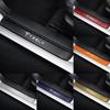 Car Sticker Tesla 4Pcs Car Styling Carbon Fiber Vinyl Door Sills Guard Sticker for Tesla Model 3 Model S X Roadster SpaceX Cyber