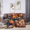 Dragons Balls Blanket Son Goku Warm Novelty Plush Throw Blanket For Kids Adult Outdoor Flannel Bedspread Bed Cover