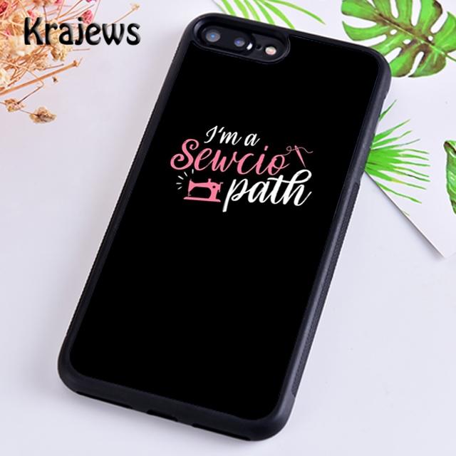 Krajews Sewing Heartbeat Soft Phone Case Cover For IPhone 18 17 Air 16 15 14 plus 11 12 13 pro max Plus coque Shell Fundas