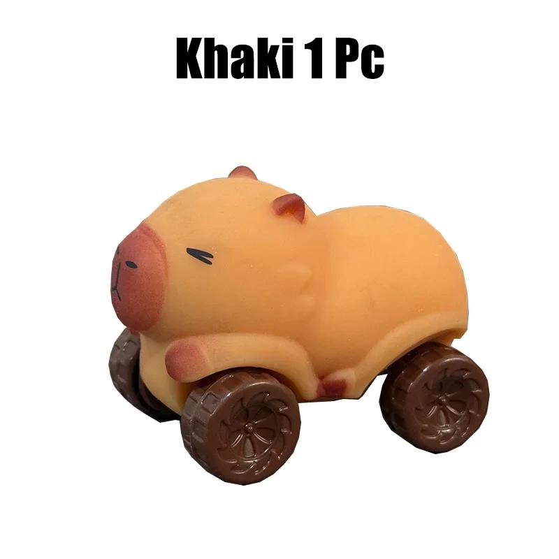 Squeeze Capybara Car Funny Gift Creative Cartoon Capybara Soft Mochi Stress Relief Kids Adults Fidget Vent Decorationaccessories