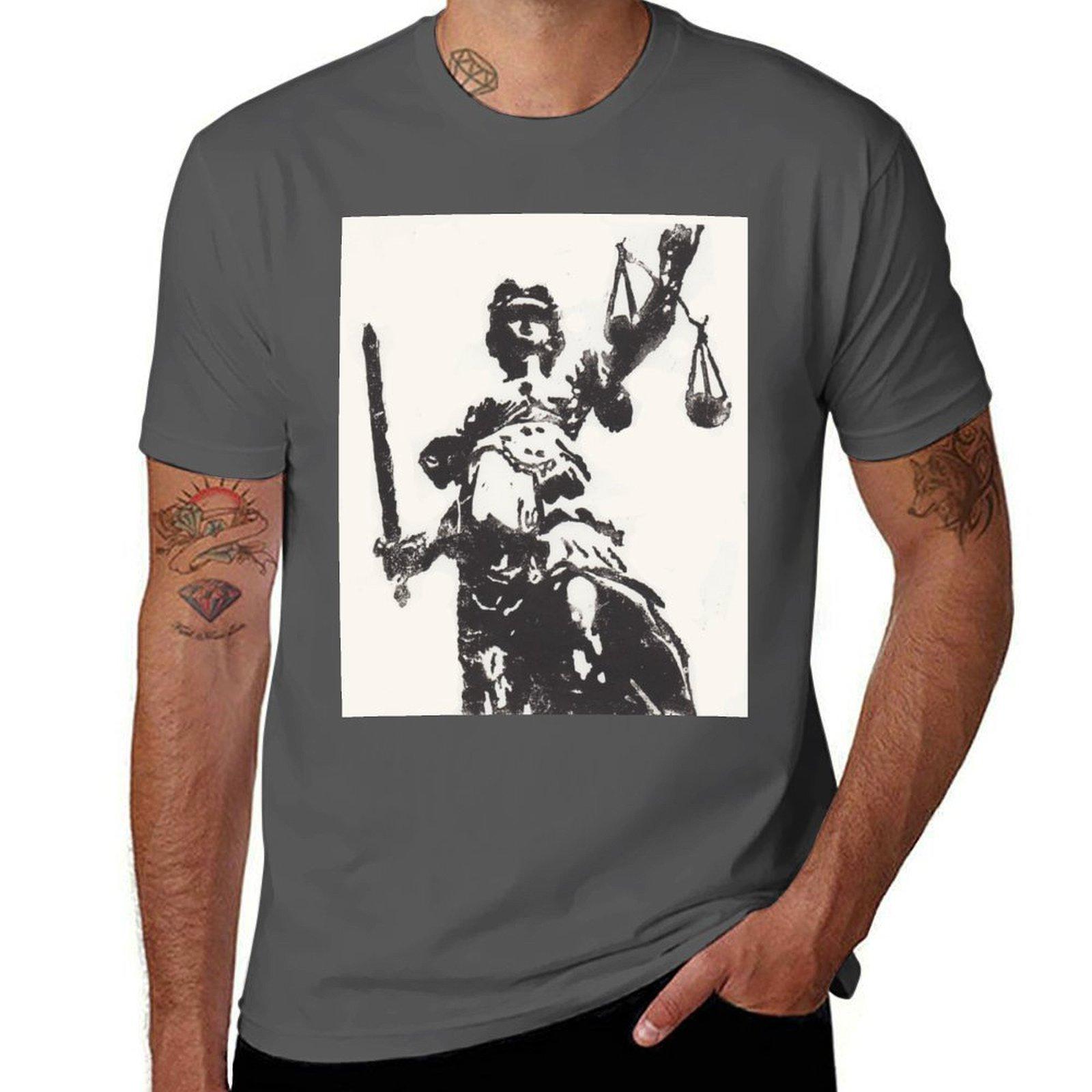 

Lady Justice T-Shirt funny t shirts man mens graphic t shirts t shirt man luxury T-Shirt 4XL