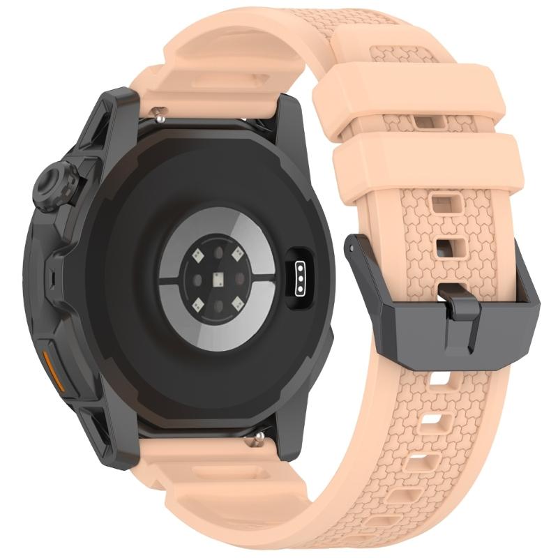 24mm rychloupínací silikonový řemínek k hodinkám Hladký design Pohodlný Pevný Lehký Příslušenství pro NOMAD