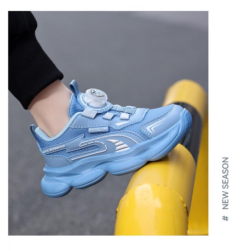 Bobdog Boys 'sneakers New Double-mesh Breathable Children's White Shoes Light All-matching Casual Students