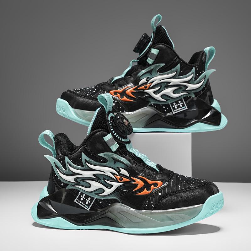2025 Boys' Basketball Shoes: Non-slip, Autumn/Winter Style, Perfect for Training & Running, for Kids & Students.