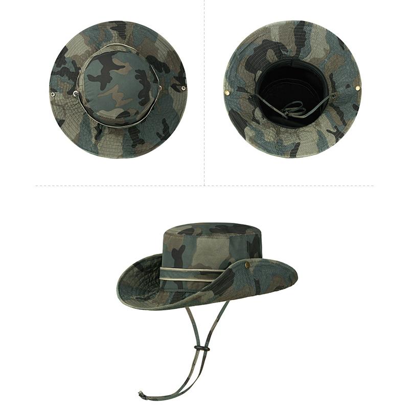 Four Seasons Outdoor Camouflage Fisherman Hat Sunshade Sports Hat