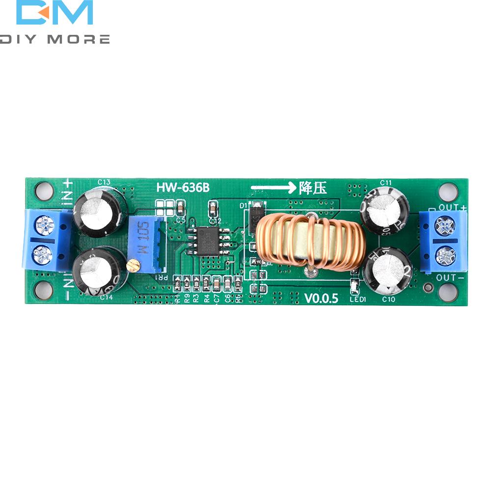 10A Synchronous Step-Down Voltage Regulator DC6.5V-48V To 1.25-30V Continuously Adjustable Volt Buck Converter Module Board