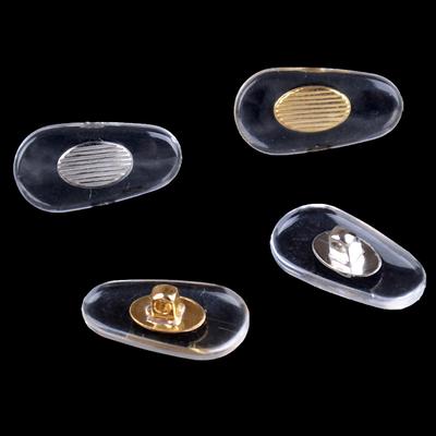 10 pares de almofadas nasais de silicone parafusadas para óculos de sol almofadas nasais para óculos
