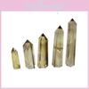 Captivating Natural Smokey Citrine Quartz Obelisk Crystal Wand For Unique Gifts And Home Enhancement