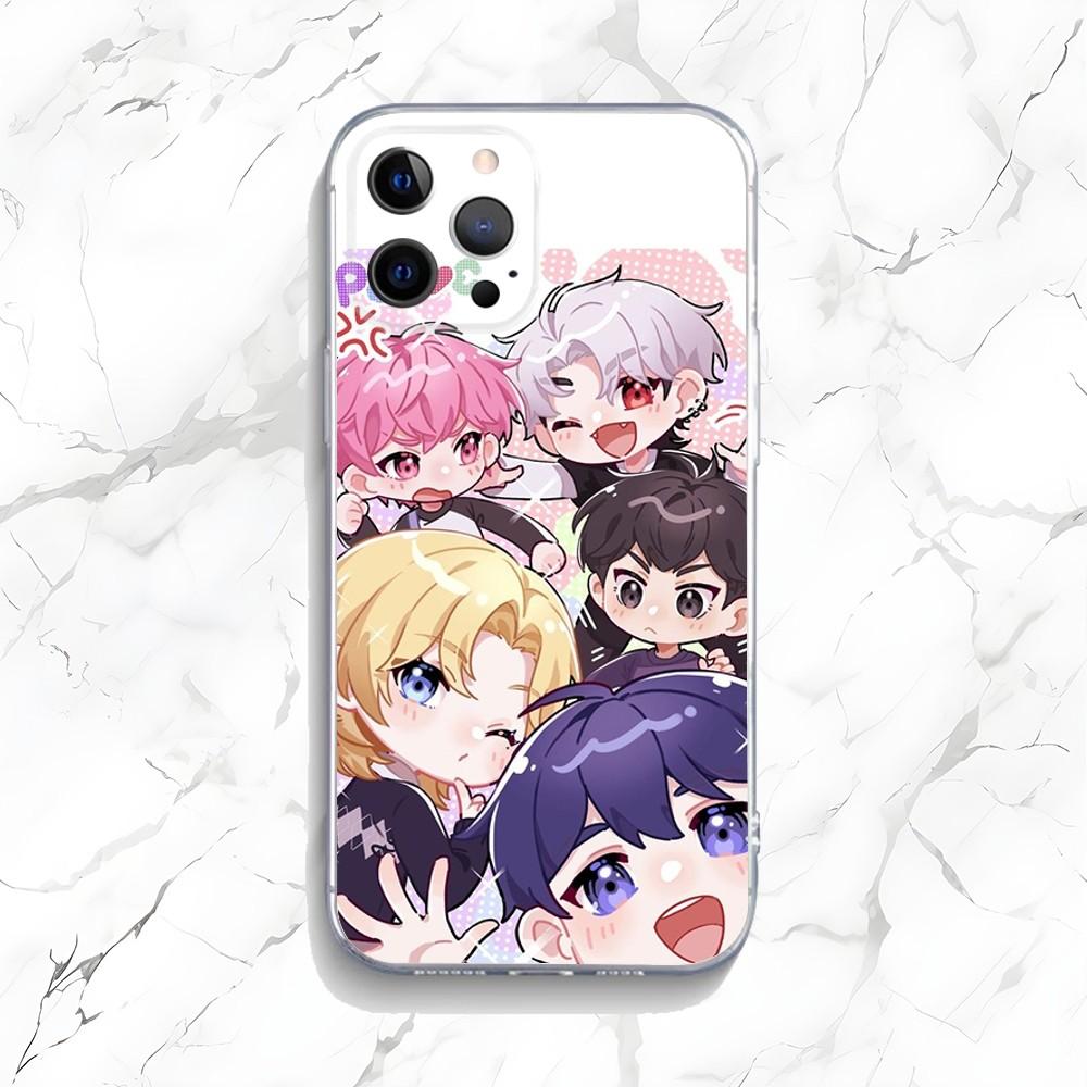 

Чехол для телефона Kpop P-PLAVE Bamby для iPhone 15,14,13,12,11 Plus,Pro,Max,XR,XS,X,7,8 Plus,SE,Mini Прозрачный Силиконовый Мягкий iPhone12mini