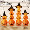 Glowing Pumpkin Lantern Halloween Decor for Doors, Shops, and Bars