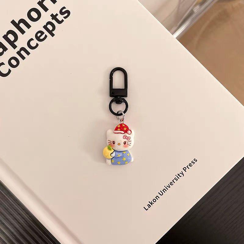 KT Cat Cartoon Keychain: Cute Best Friend Gift and Backpack Pendant Ornament