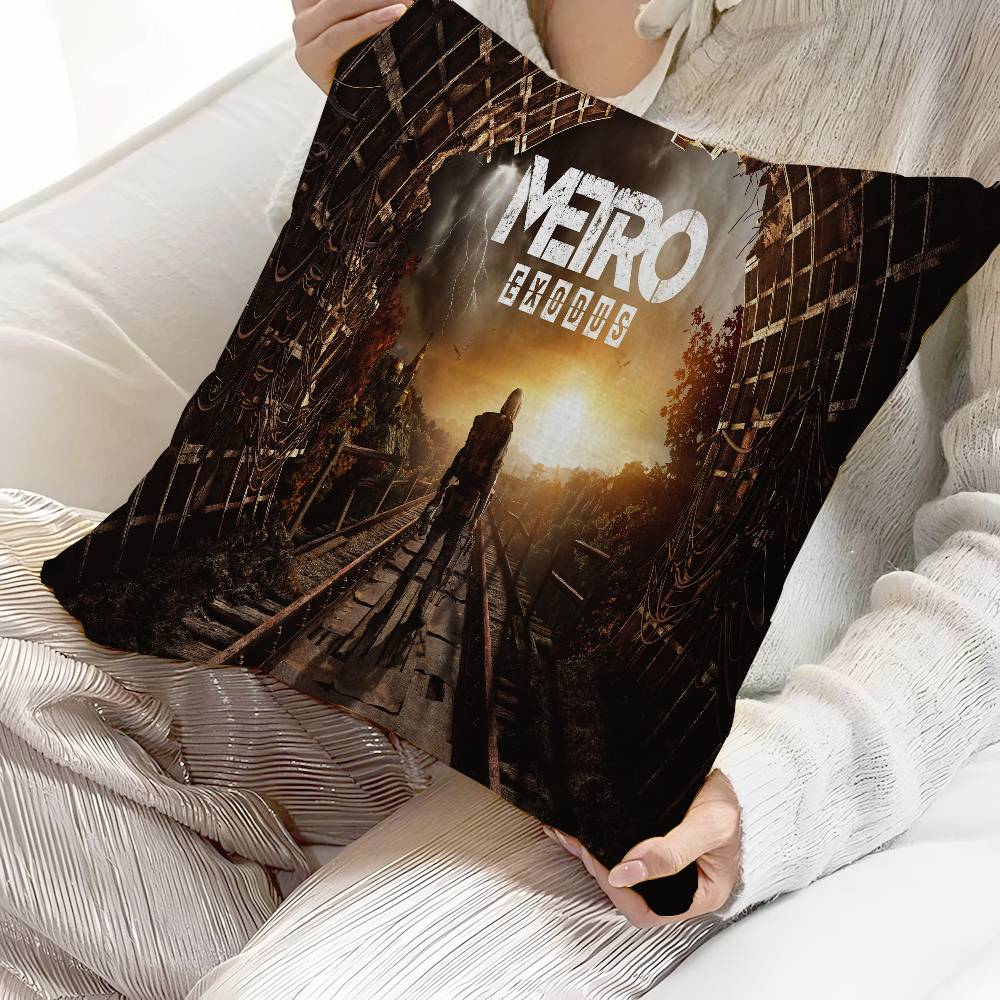 M-Metro 2033 Personalized Pillow Cover Kids Bedroom Wild Party Decor Pillowcase kid Birthday shower Gift