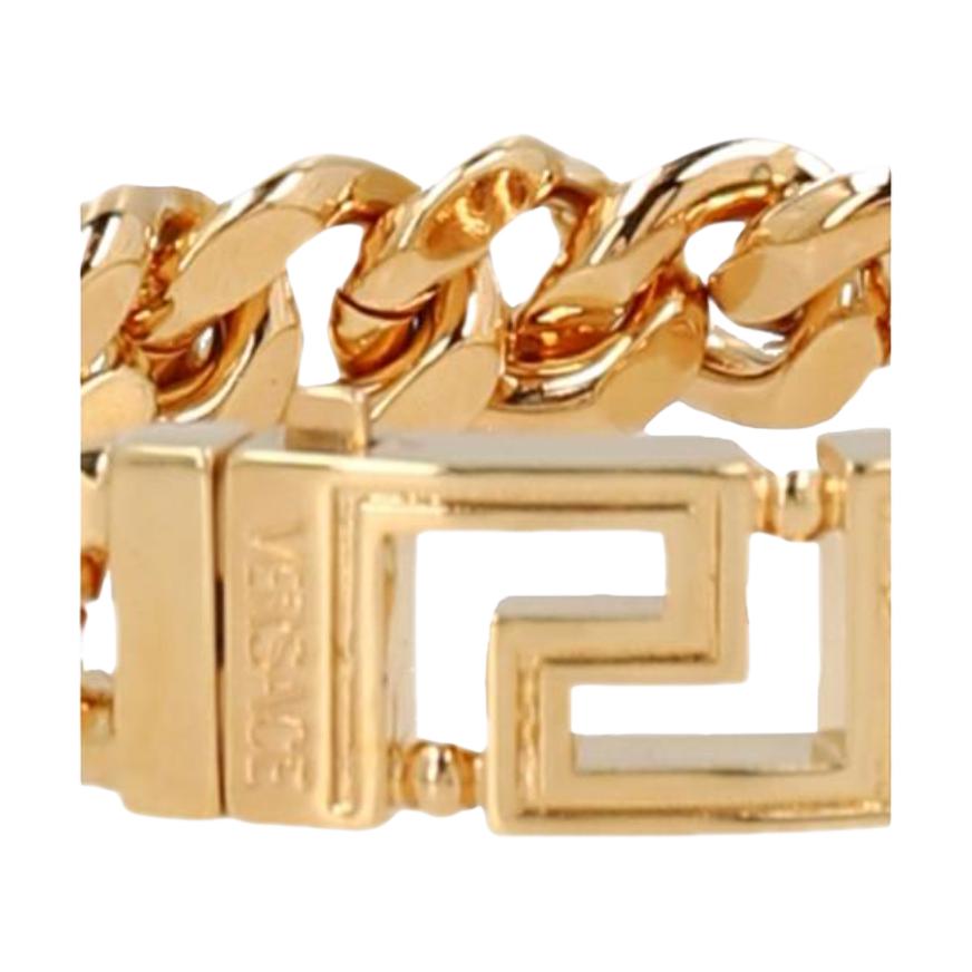 Versace Greca Chain Bracelet Gold Men Jewelry 1006130-1A00620-3J000
