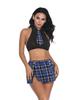 European & American Cosplay Student Costume Lingerie Set