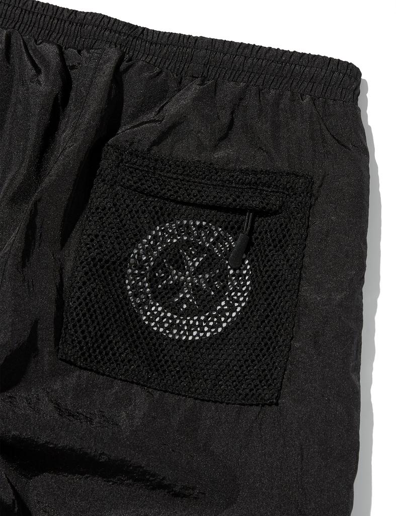 PUNCH DRUNK PARTIES Ghostmark 2-Way Wind Pants (Black)