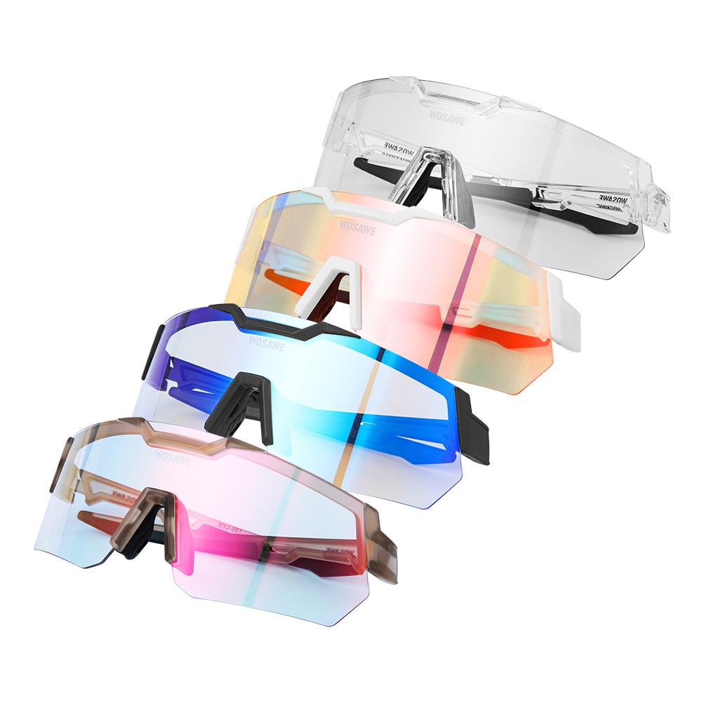 WOSAWE Off-Road Cycling Sunglasses Outdoor Sport Glasses TR90 100%UV MTB Road Bicycle Eyewear