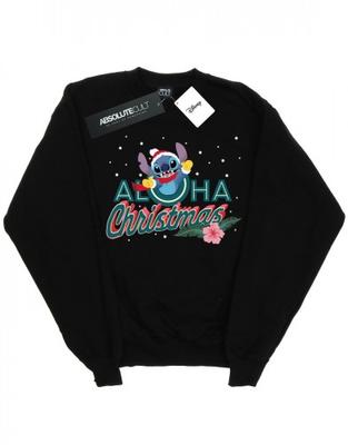 Girls Lilo And Stitch Aloha Christmas Sweatshirt