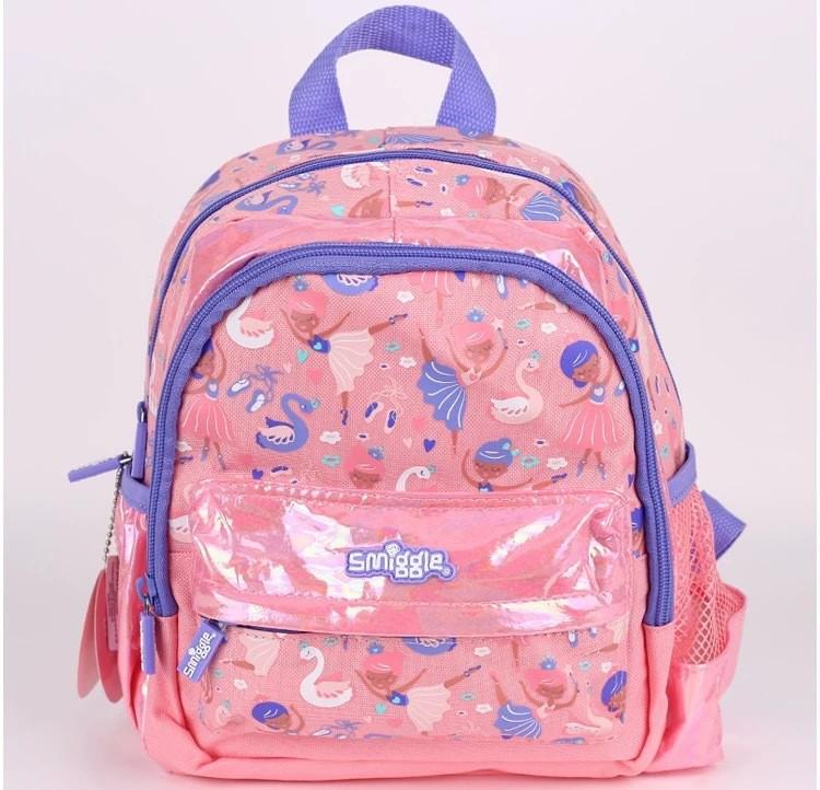 Zaino Smiggle per Bambini Animali per Bambini e Bambine della Scuola dell'Infanzia con Design in Tela Resistente Personaggi Speciali Inclusi