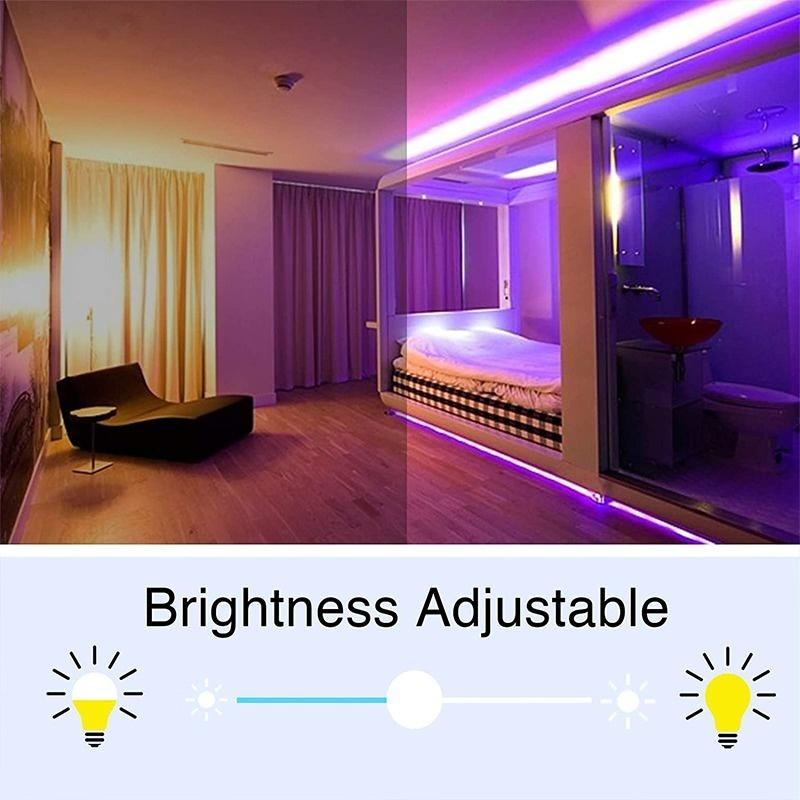 0.5M 1M 2M 3M 4M 5M 10M 20M LED Strip Light RGB 5050 SMD Flexible Tape Diode Light For Christmas Holiday Wedding Birthday Home Bedroom Decor DC5V