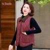 YUZHAOLIN Women's Winter Fleece-Lined Lapel Vest
