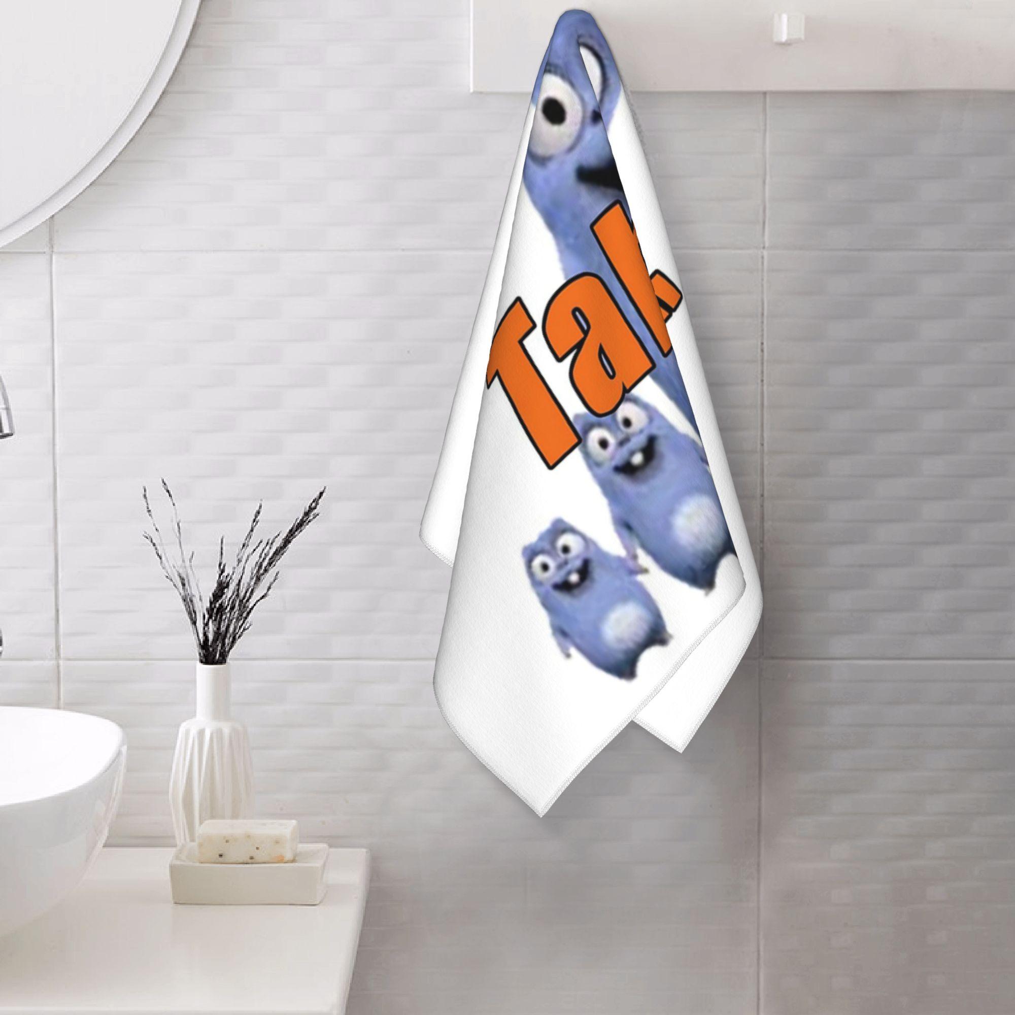 Creative Man White Grizzy And Lemmings Soft Face Towel Quick Dry Pool Bath Cotton Towels Breathable
