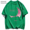 Moonlight I Have Powe Stand On Me Man TShirts Cotton Basics T Shirt Hip Hop Summer Unisex Clothing Loose AllMatch Streetwear