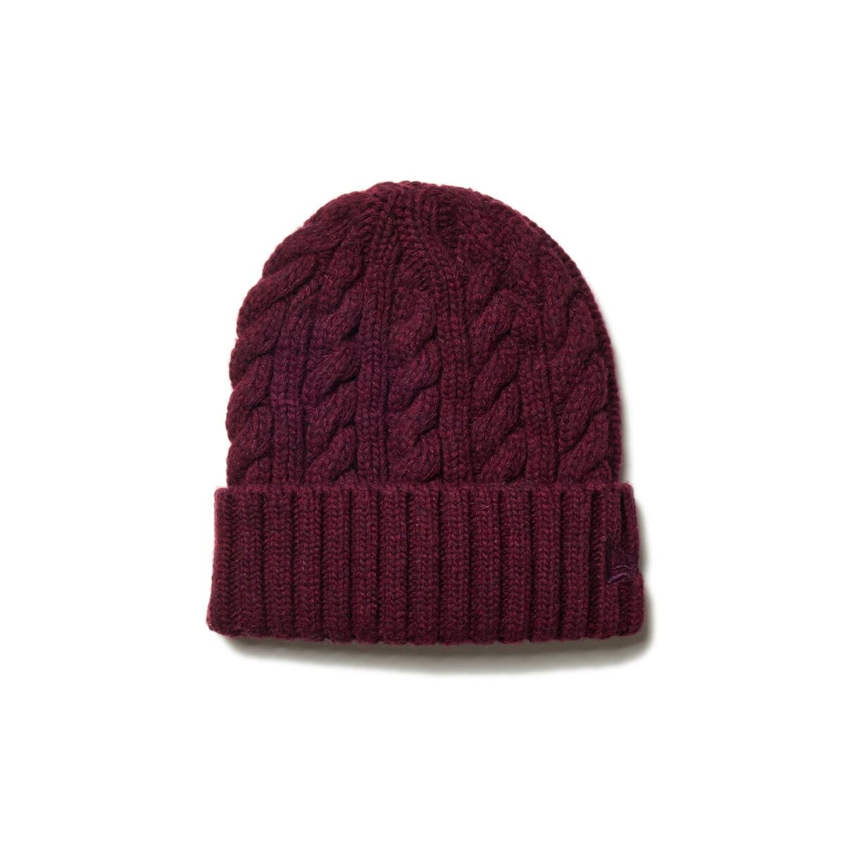 

New Era Шапка бини крупной вязки с отворотом Free LG CUFF WB KNIT PLUM, Сливовый, сливовый