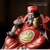 Ceramics God of Fortune Sculptures and Figurines High Quality Home Living Room Office Wealth Luck Feng Shui Decor Statue