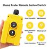 Dump Trailer Remote Control Switch 12V DC Up Down Control Switch Hydraulic Pump Power Acting Lift Unloading Truck XT