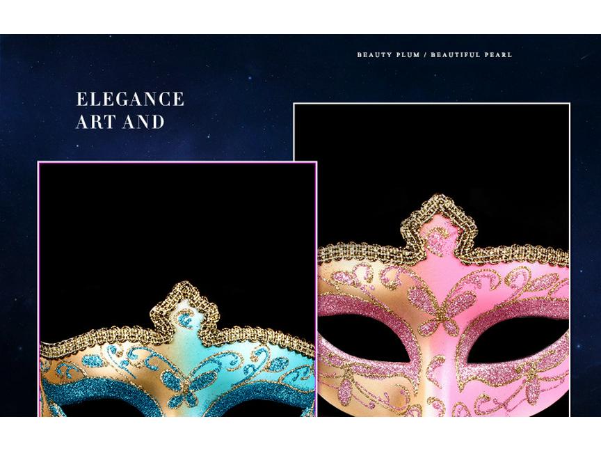 Elegant Masquerade Lace Half-Face Mask for Women