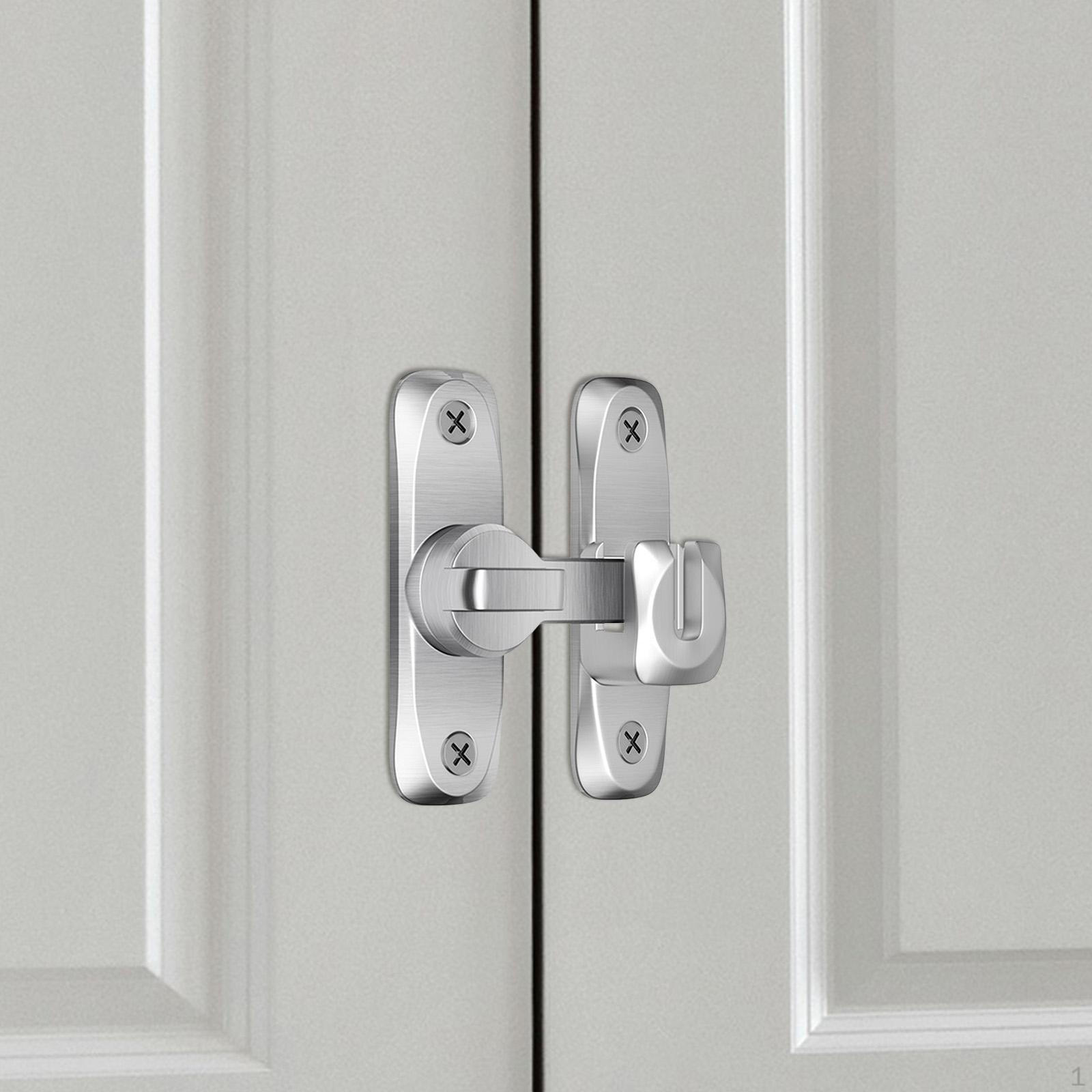 Door Lock Set - Premium Security Hardware for Wardrobe And Cabinet Silver