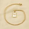 2026 Simple 12 Constellation Necklace Women's 18K Versatile Shell Constellation Pendant Jewelry Women