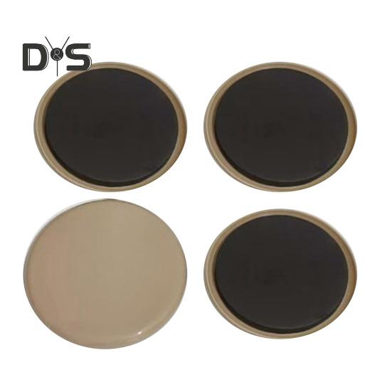 4Pcs Round Furniture Slider Carpet Hardwood Floor Furniture Mover Reusable Heavy Duty Furniture Sofa Bed Table Desk Floor Protector Moving Pad