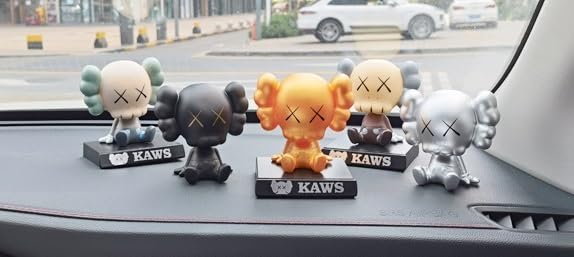 Figura KAWS Companion Bobblehead Versión Deformada (gris)