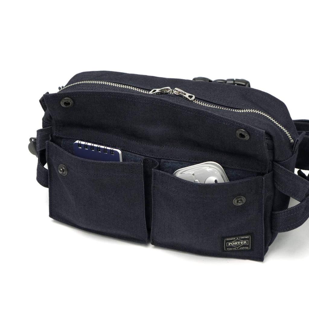 PORTER Waist Bag Body Bag Navy (Porter) [Smoky] 592-07600 2.