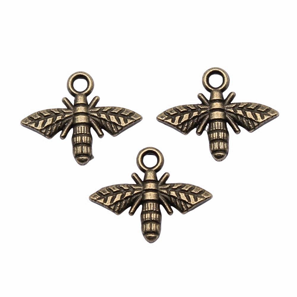 Large Pendants Bees Honeycomb Charms For Bee Themed DIY Jewelry Making