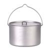 Lixada 2.8L Topf Tragbarer Hänge Topf mit Deckel Outdoor Camping Wandern Rucksacktouren