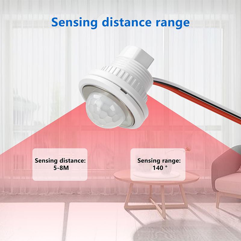 Dc3.5-24V Mini Infraröd Människorörelsesensor Automatisk Avkänning Infraröd Strömbrytare För Led Korridor Taklampa Garderobsbelysning