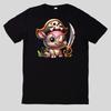 T-Shirt Niedliche Tierpiraten Baumwolle Fun Spaß Sprüche Lustig Cartoon