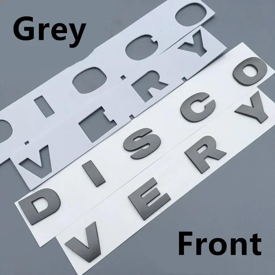 Abs Chrome Car Front Trunk Emblem for Land Rover Discovery 1 2 3 4 5 Auto Hood Bonnet Rear Tailgate Sticker Badge Accessories YJ9