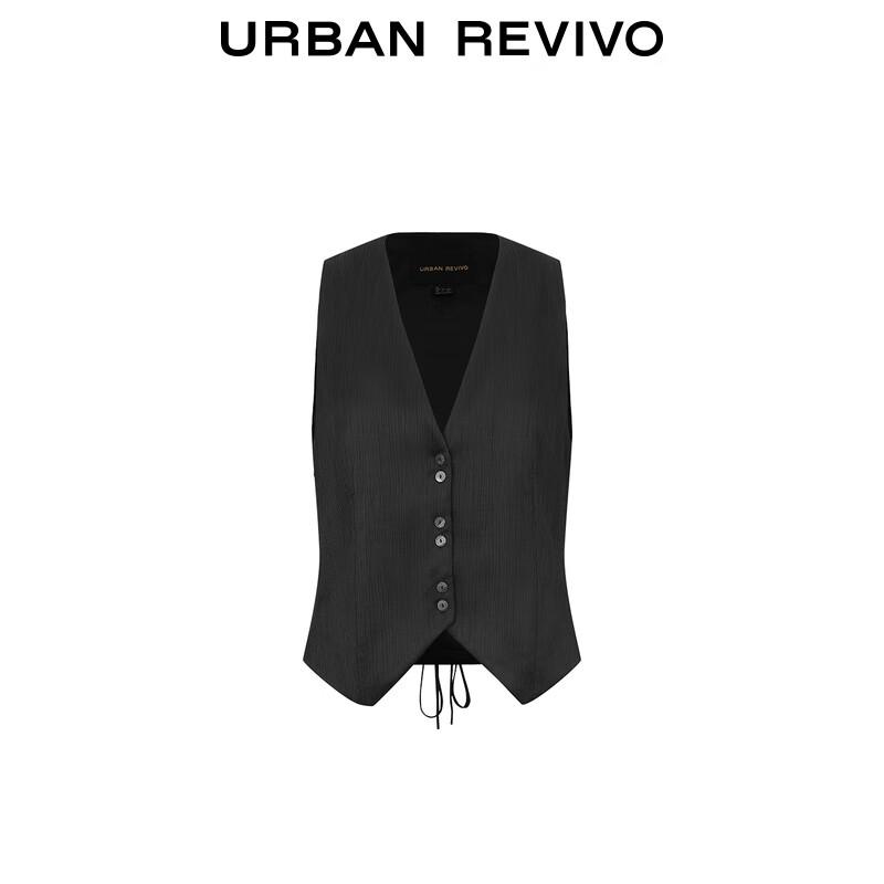 UR 2025 Autumn V-Neck Button Sleeveless Vest for Women