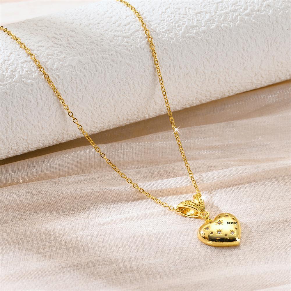 Simple Fashion Titanium Steel Women's Necklace - Non-fading, Luxurious, Versatile, Korean Style Clavicle Chain