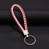 Handmade Leather Rope Keychain Car Key Chain Bag Pendant Accessories