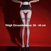 Retro Embroidery Patchwork Stockings One-piece Oil Glossy Elastic Female Hosiery Night Club Women Control Top Sexy Tights