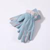 Warm Touchscreen Gloves Women Bow Decor Fleece Lined Windproof Cycling Driving